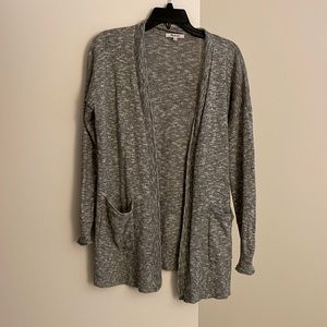 Madewell open front cardigan with pockets